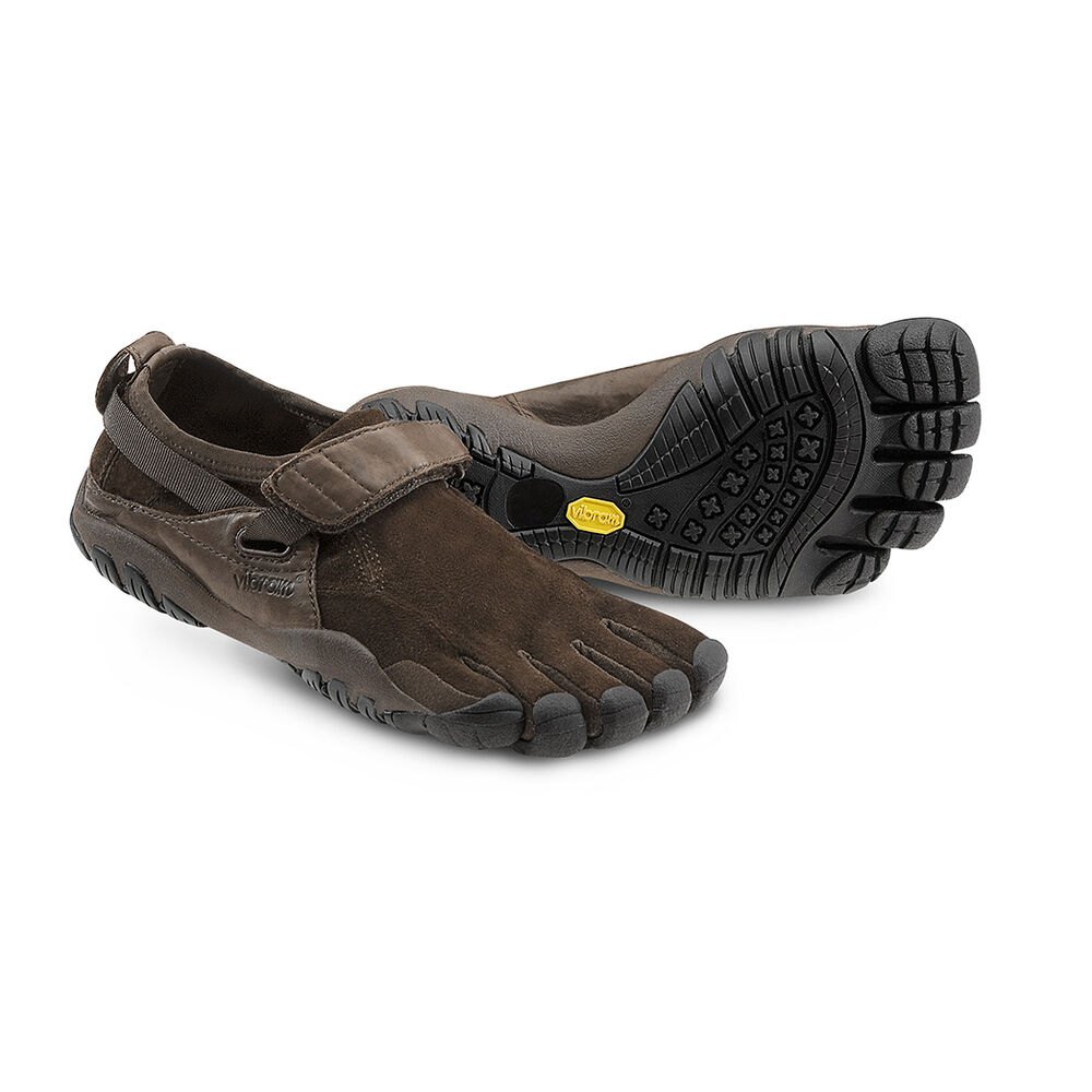 Vibram Five Fingers Womens Running Shoes - Brown - KSO Trek - 92138-ZYOU